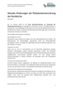 Erste Seite des Dokuments „Änderungen der Reisekostenverordnung der Nordkirche 2026“