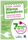 Plakat Energiesparkampagne 7 Monate für 7 Prozent Erste Seite des Dokuments „Plakat Energiesparkampagne 7 Monate für 7 Prozent“