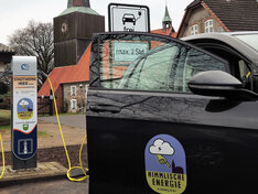 E-Auto und E-Ladesäule in Albersdorf Dithmarschen E-Auto und E-Ladesäule in Albersdorf Dithmarschen