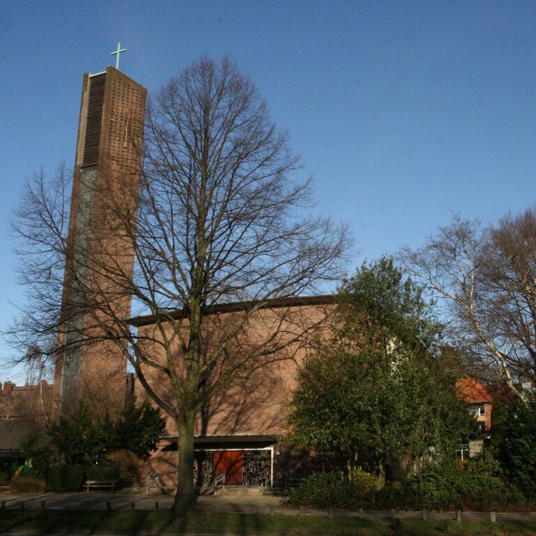 Die Paul-Gerhardt Kirche in Hamburg-Winterhude