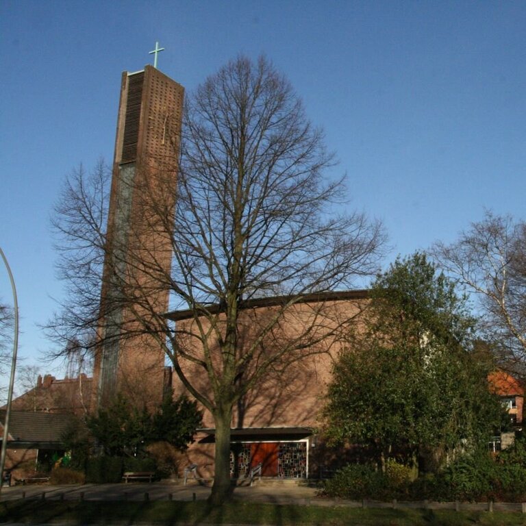 Die Paul-Gerhardt Kirche in Hamburg-Winterhude