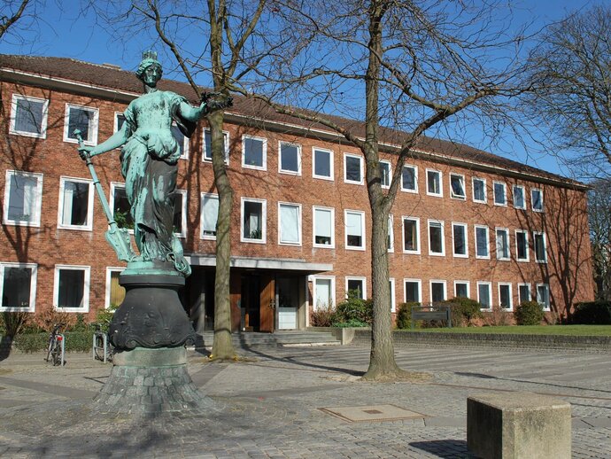 Landeskirchenamt in Kiel Blick auf das Landeskirchenamt in Kiel