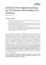 Erste Seite des Dokuments „Negative Auswirkung der THG-Prämie auf die Klimabilanz der Nordkirche“