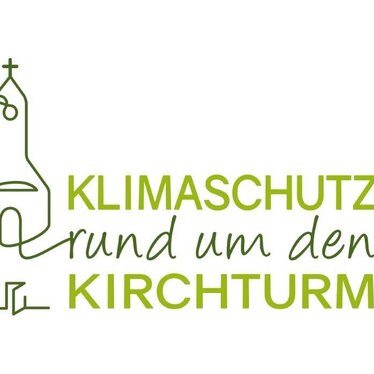 Logo der Workshopreihe Klimaschutz rund um den Kirchturm