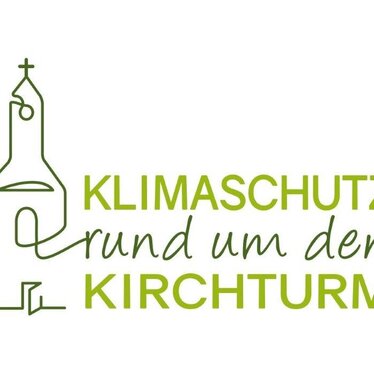 Logo der Workshopreihe Klimaschutz rund um den Kirchturm