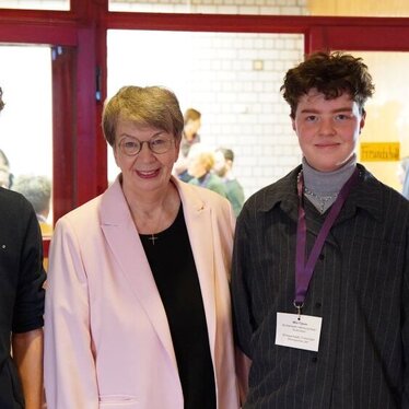 Lino Weiss, Landesbischöfin Kristina Kühnbaum-Schmidt, Milo Tobias, Christoph Fasse