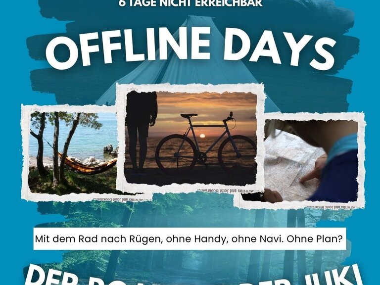 Zur Veranstaltung „Offline Days - Fahrradfreizeit“